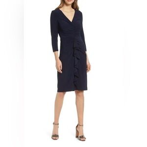 NWT Eliza J‎ Size 6 Dress Navy